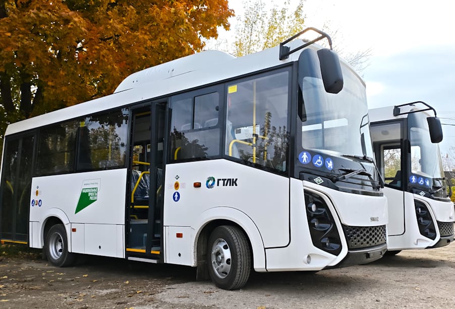В Орловскую область по нацпроекту поступило 10 автобусов