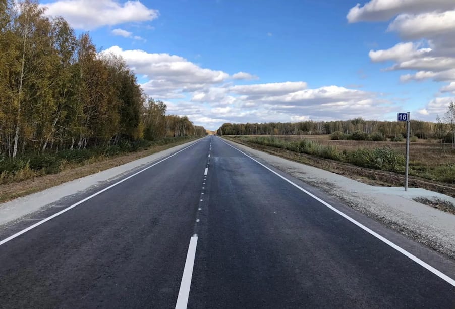 В Новосибирской области отремонтировано 5 км трассы Здвинск – Барабинск