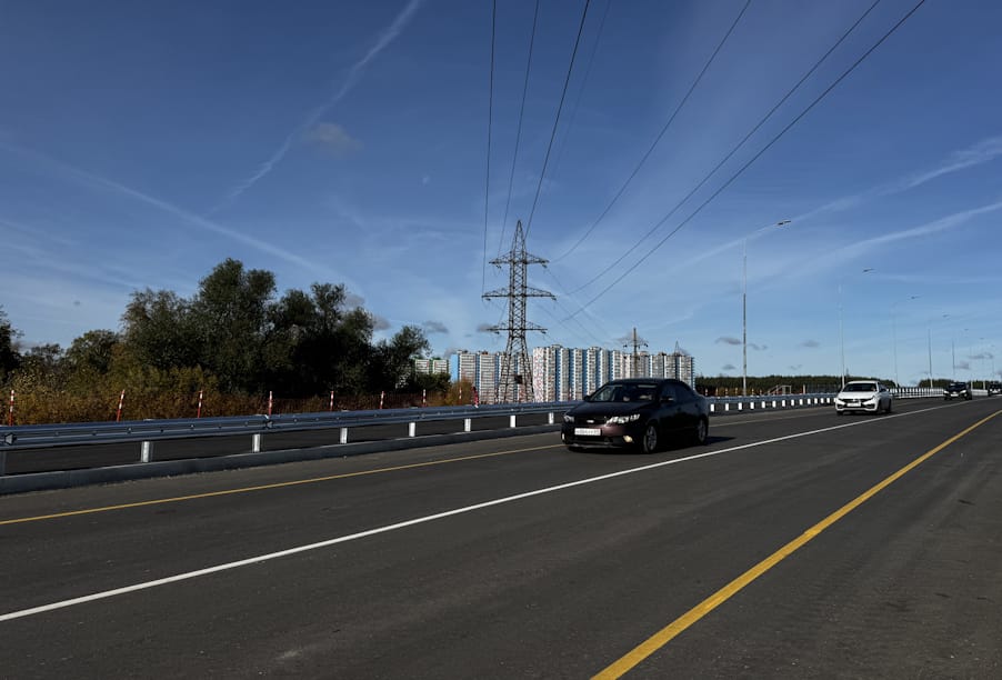 На Западном мосту в Твери запущено движение по временной схеме