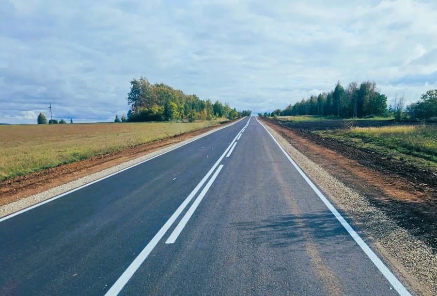 В Республике Мордовия отремонтировано 5 км трассы г. Инсар – с. Ямщина