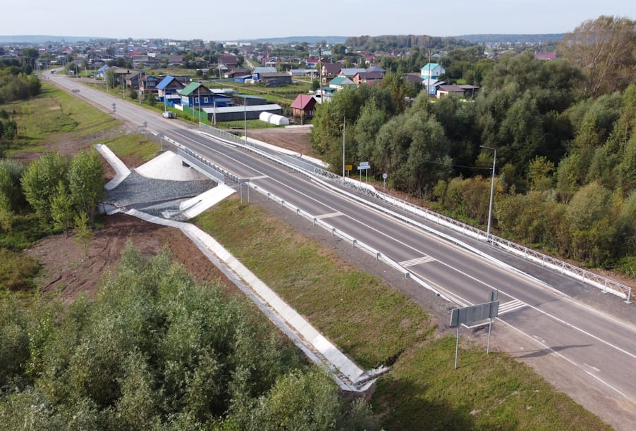 В Пермском крае отремонтированы мосты через реки Казьмакты и Тюндюк