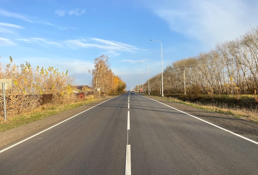 В Республике Башкортостан обновлено 4 км трассы Буздяк – Давлеканово